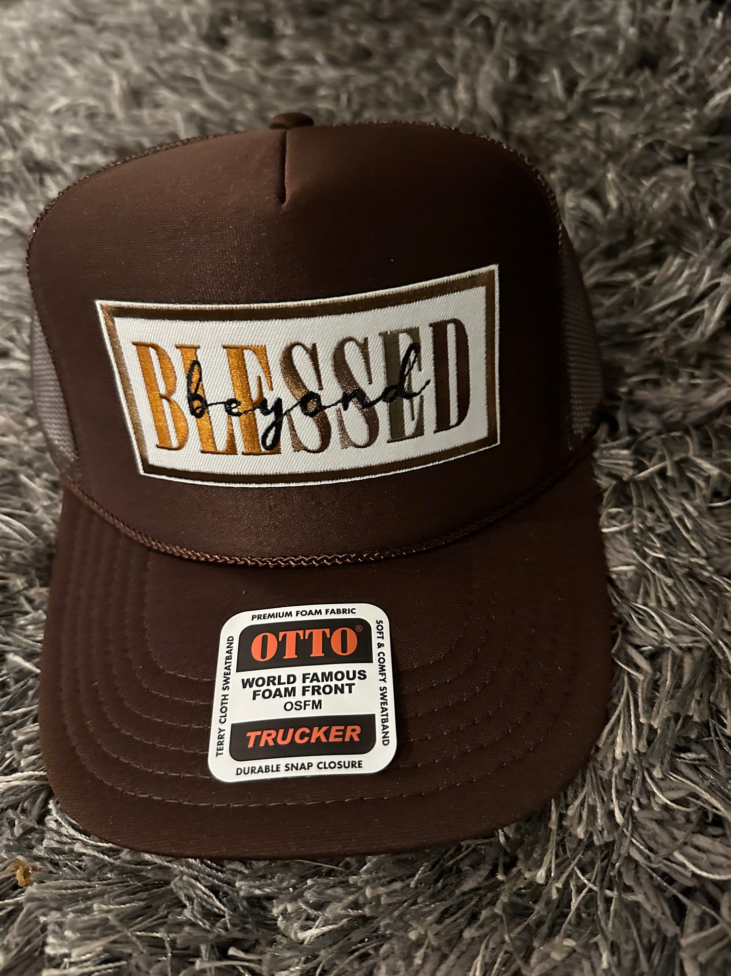 “Blessed Beyond” Trucker Hat